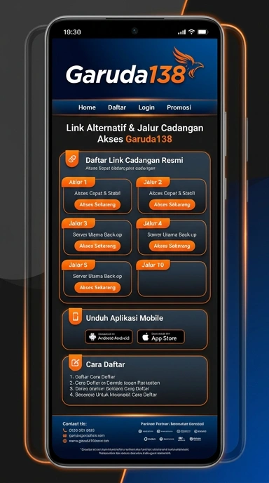 Tampilan link alternatif garuda138